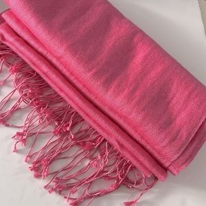 Kenneth Cole scarf/wrap, bright bubblegum pink